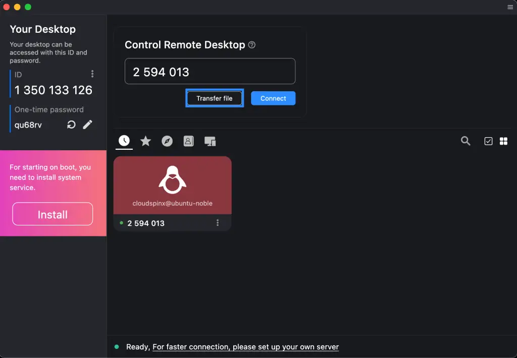 Install RustDesk Remote Desktop on Ubuntu 08