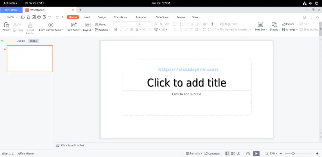 Install WPS Office Suite on Debian 05