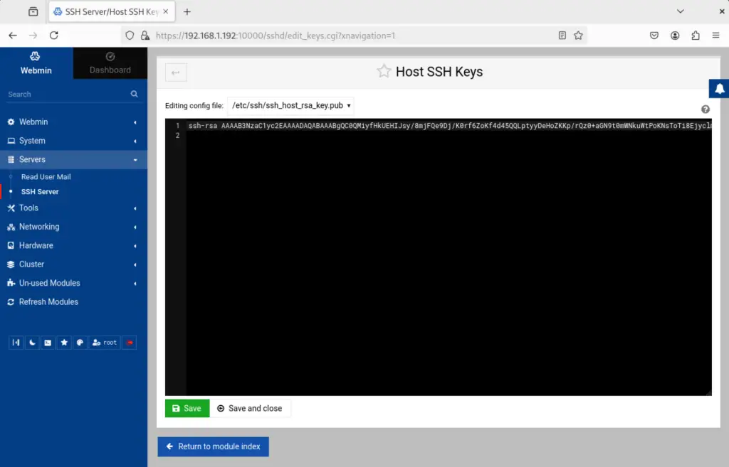 Install Webmin on AlmaLinux 9 Oracle Linux 06