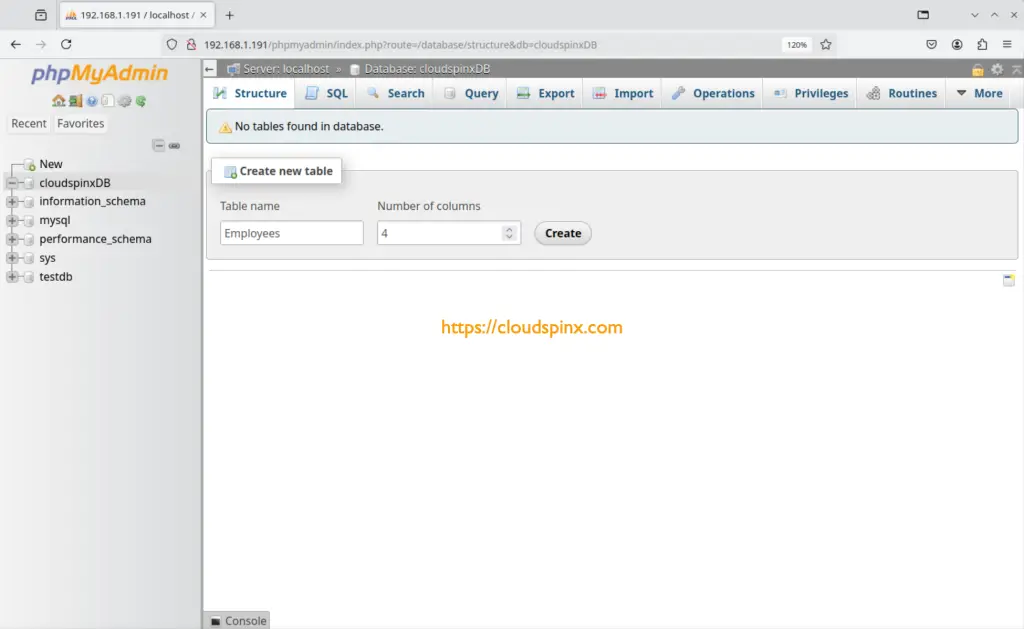 Install phpMyAdmin on Arch Manjaro Garuda Linux 04