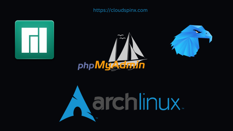 Install phpMyAdmin on Arch Manjaro Garuda Linux