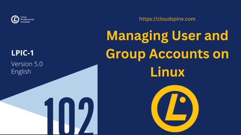 LPIC 102 Managing User and Group Accounts on Linux
