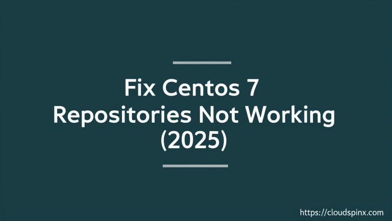 fix centos 7 repos not working