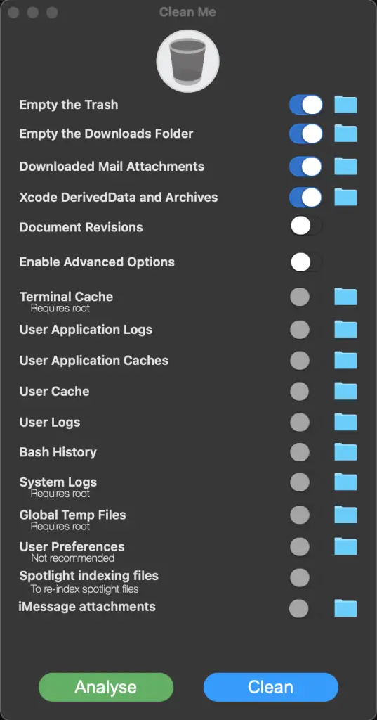 Analyze and Clean Your macOS using Clean Me 04
