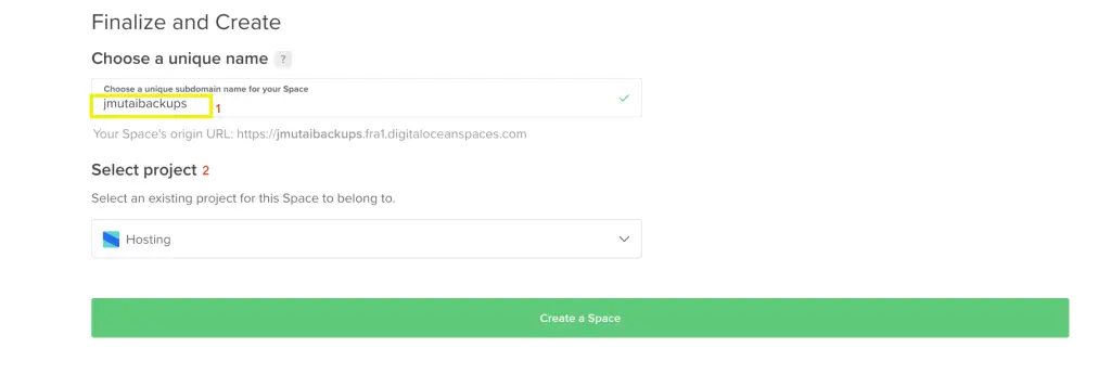 Backup Files To DigitalOcean Spaces using AWS CLI 03