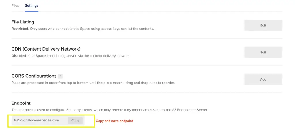Backup Files To DigitalOcean Spaces using AWS CLI 05