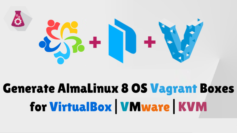 Generate AlmaLinux 8 OS Vagrant Boxes for VirtualBoxVMwareKVM