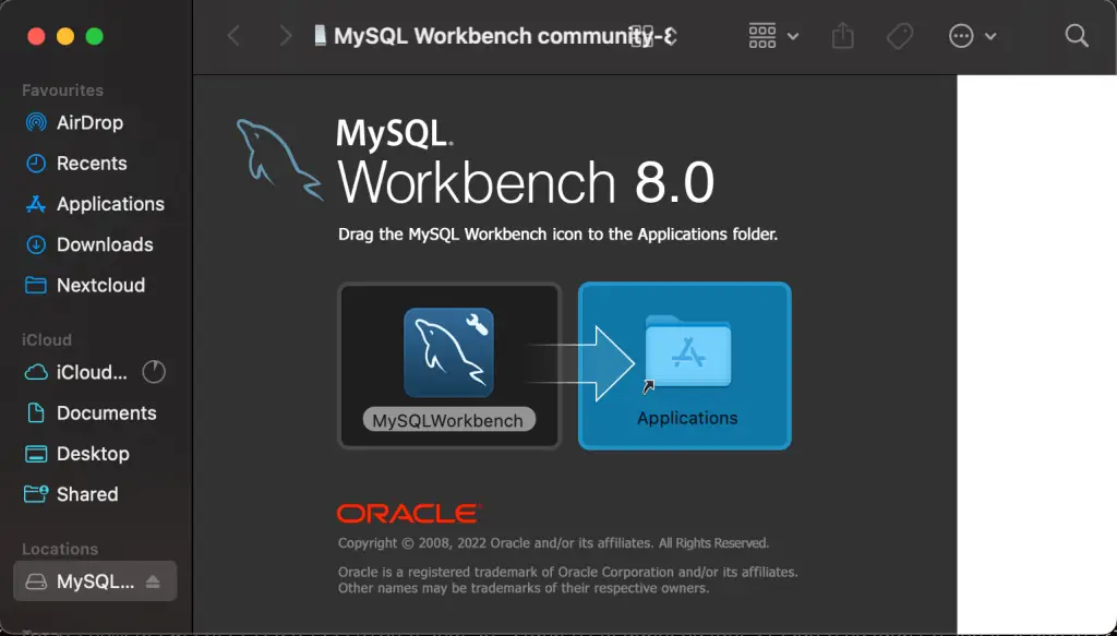 How To Install MySQL Workbench 8 on macOS 02