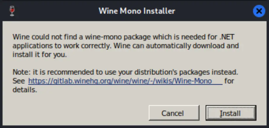 How To Install Wine 10.x on Kali Linux 01