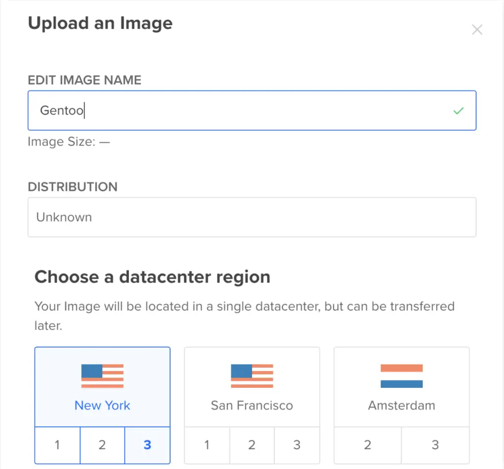 How To Run Gentoo Droplet on DigitalOcean 02