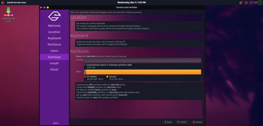 Install Garuda Linux Step by Step With Screenshots 14