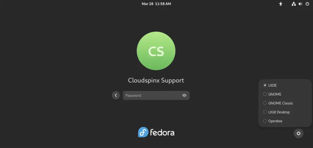 Install LXDE Desktop Environment on Fedora 41 01