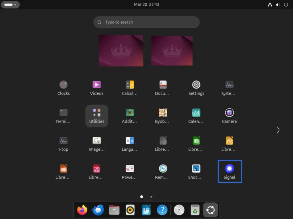 Install Signal Messaging Application on Ubuntu 01