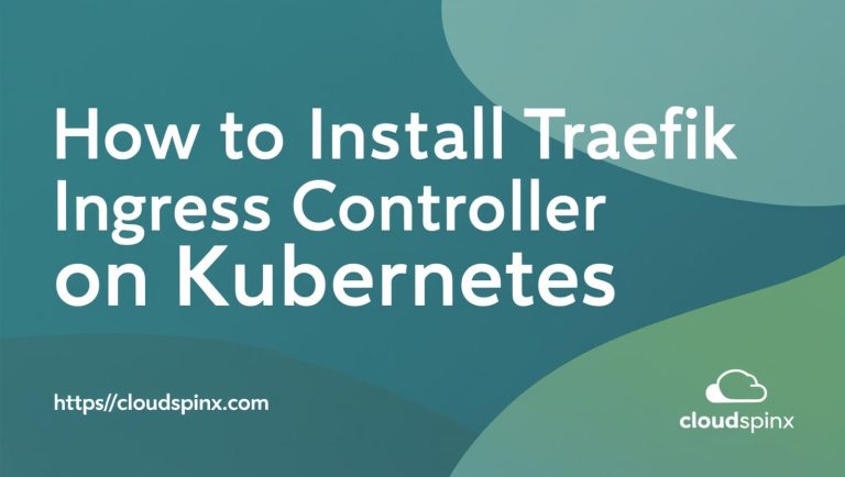 Install Traefik Ingress Controller Kubernetes