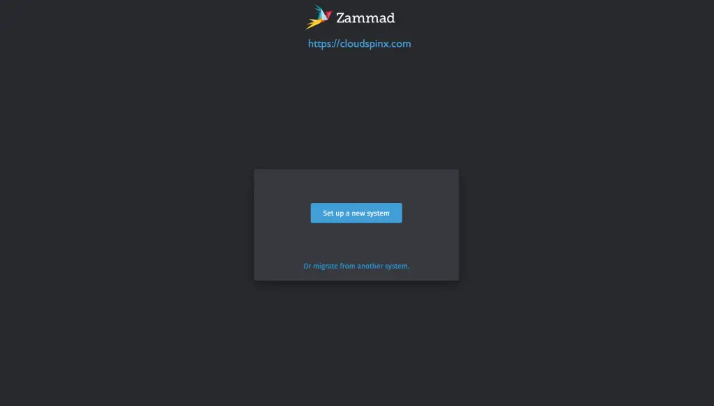 Install Zammad Helpdesk on Debian Debian 03