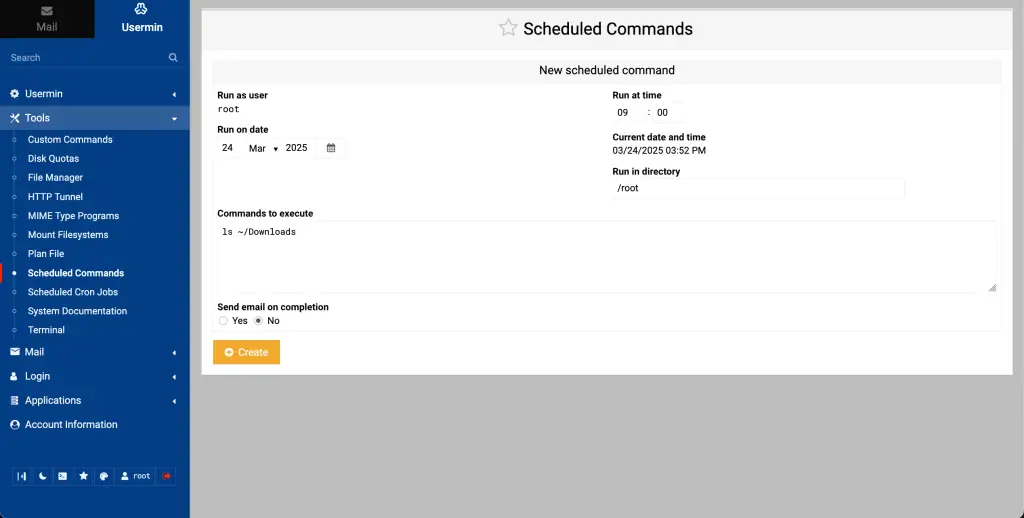 Install and Use Usermin on Ubuntu Debian 06