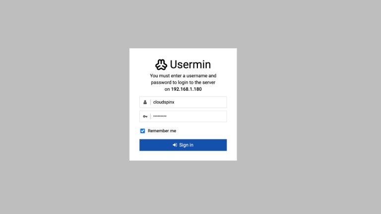 Install and Use Usermin on Ubuntu Debian