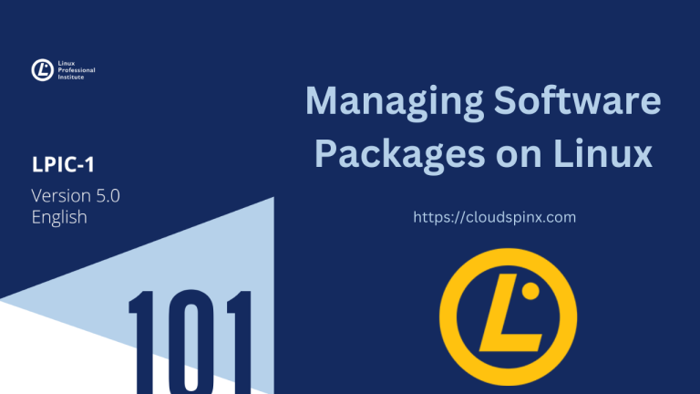 LPIC 101 Managing Software Packages on Linux