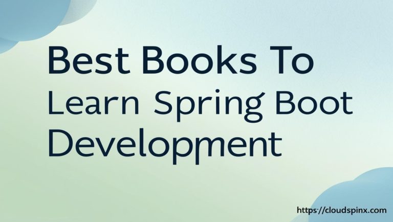 books to learn spring boot development
