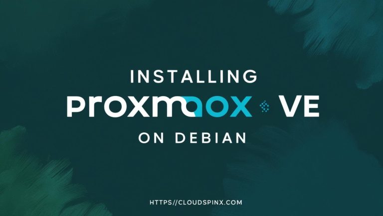 install proxmox ve debian