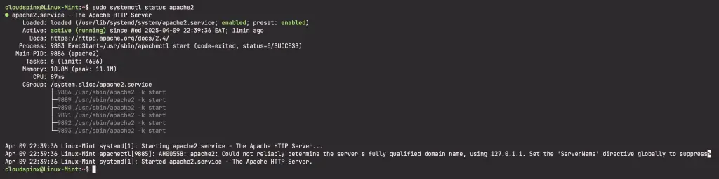 How To Install LAMP Stack on Linux Mint 02
