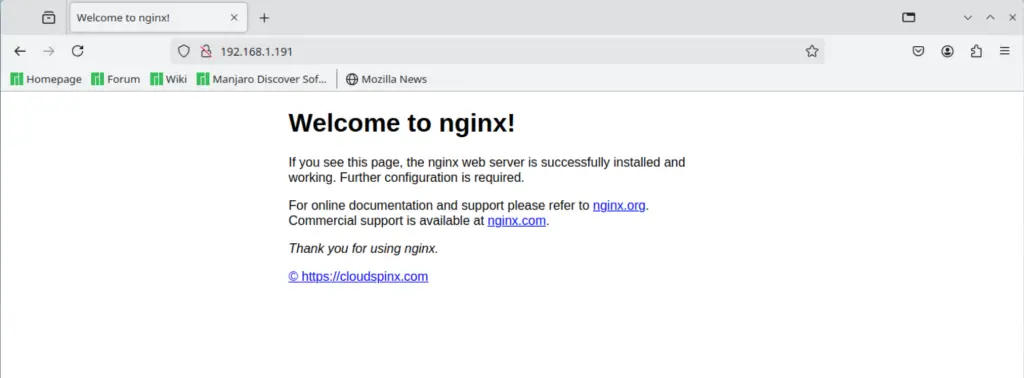 How To Install LEMP Stack on Manjaro Linux 02