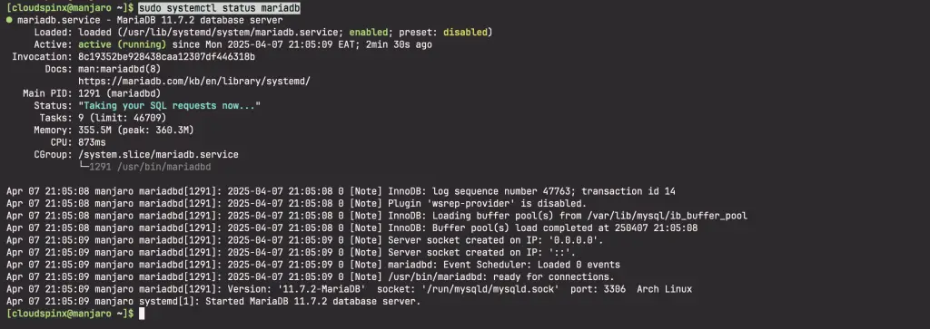 How To Install LEMP Stack on Manjaro Linux 03