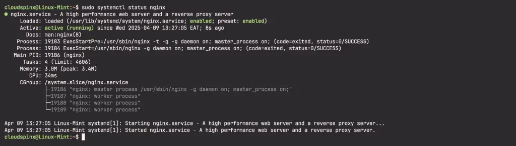 How To Install Nginx with PHP FPM on Linux Mint 01