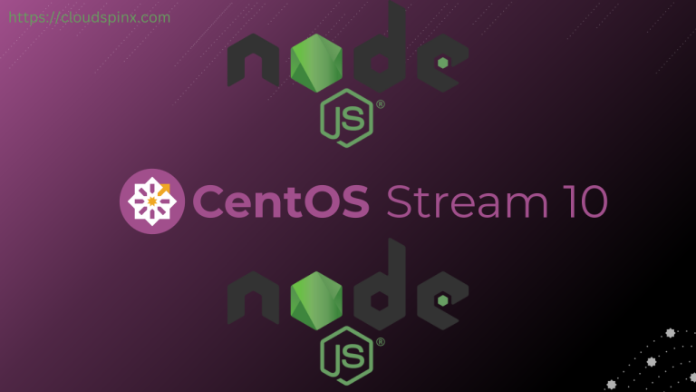 How To Install Node.js 22 LTS on CentOS Stream 10 9