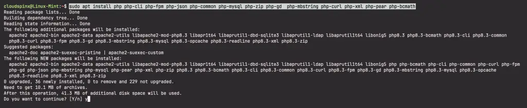 How To Install PHP on Linux Mint 01