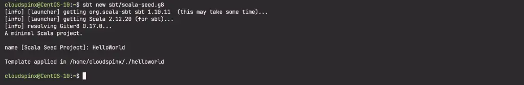 How To Install Scala 3 LTS on CentOS Stream 10 02
