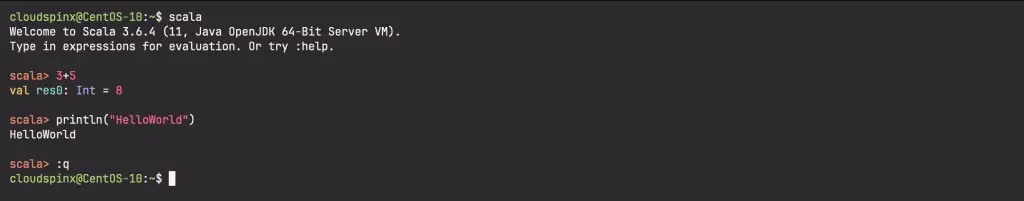 How To Install Scala 3 LTS on CentOS Stream 10 08