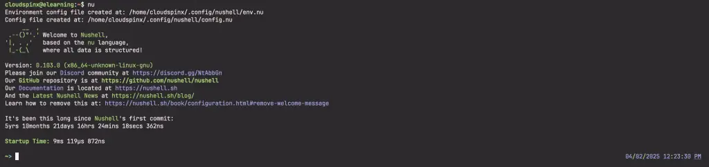 How To Install and Use Nu Shell on Linux 01