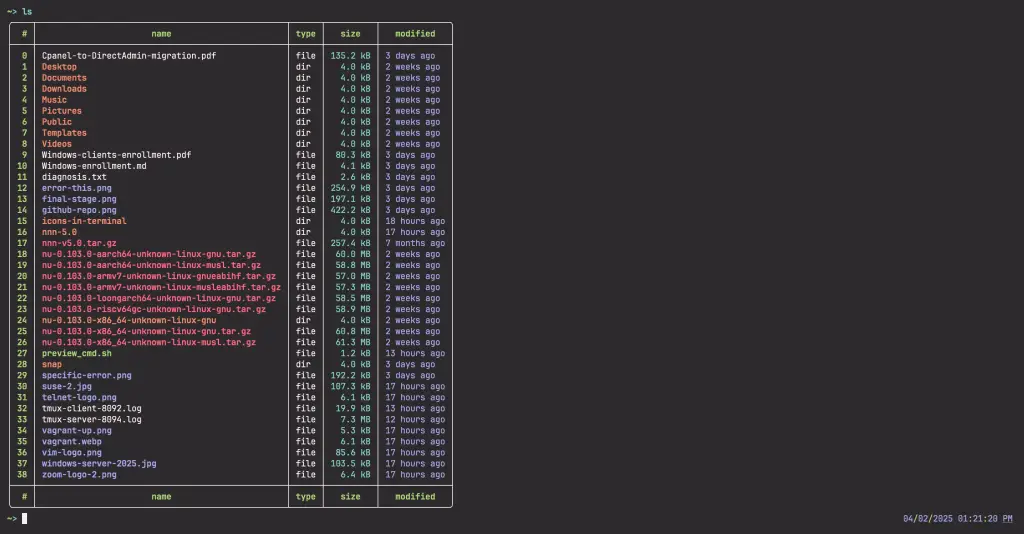 How To Install and Use Nu Shell on Linux 02