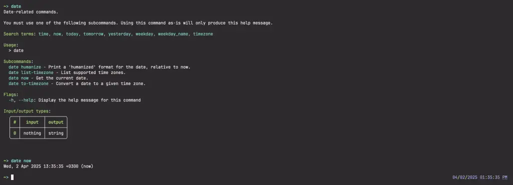 How To Install and Use Nu Shell on Linux 07