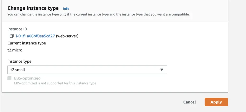 How To Resize EC2 Instance Type on AWS 07