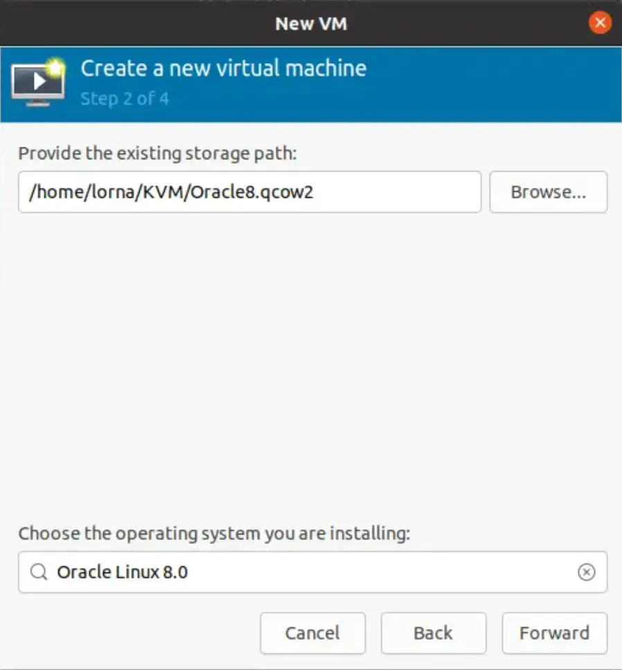 Importing Virtual Machine from VirtualBox to KVM 02