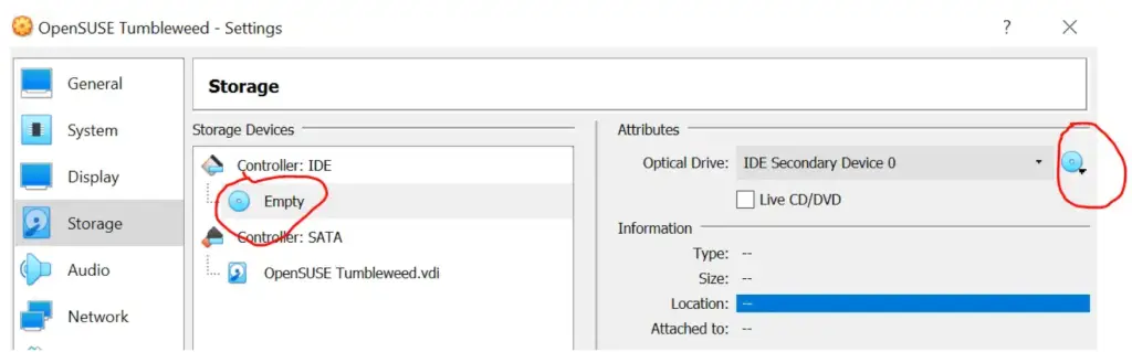 Install OpenSUSE Tumbleweed on VirtualBoxVMware WorkStation 08