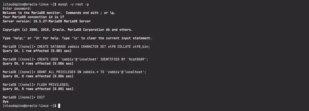 Install Zabbix 7.0 LTS With Nginx on Oracle Linux 9 02