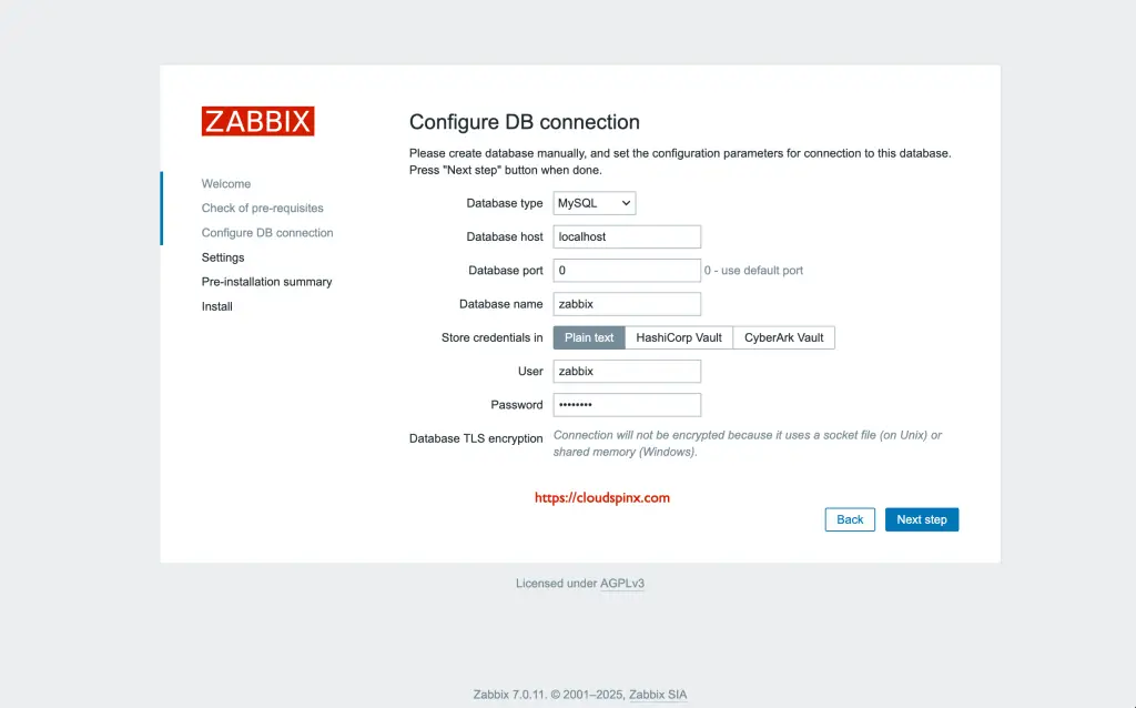 Install Zabbix 7.0 LTS With Nginx on Oracle Linux 9 10