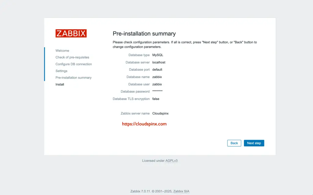 Install Zabbix 7.0 LTS With Nginx on Oracle Linux 9 12