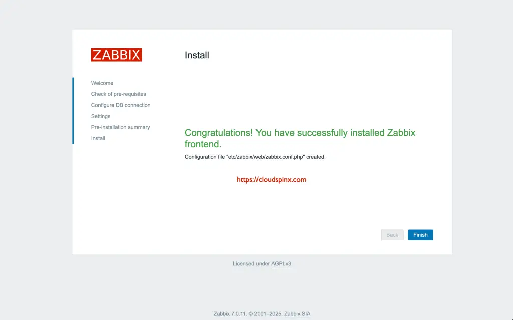 Install Zabbix 7.0 LTS With Nginx on Oracle Linux 9 13