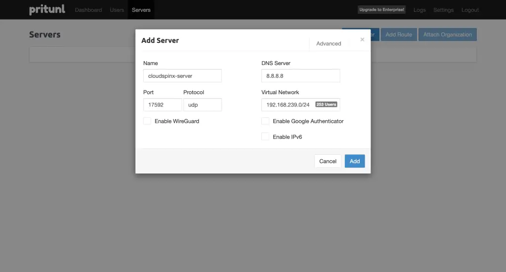 Install and Configure Pritunl VPN on Ubuntu 24.04 10