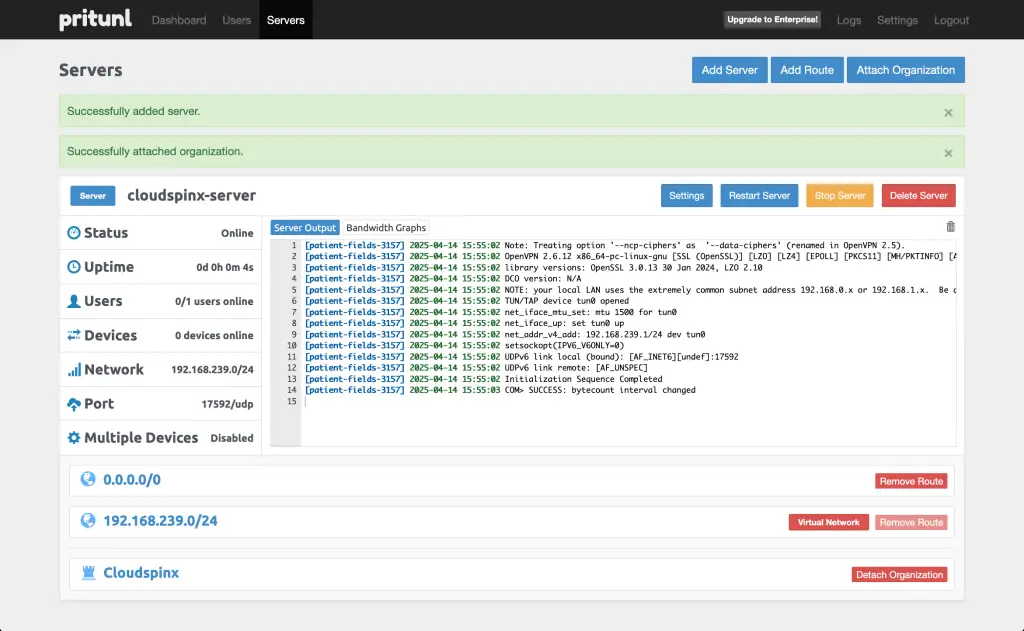 Install and Configure Pritunl VPN on Ubuntu 24.04 11