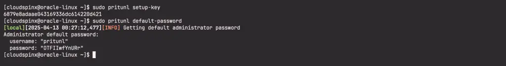 Setup Pritunl VPN Server on CentOS Oracle Linux 9 04