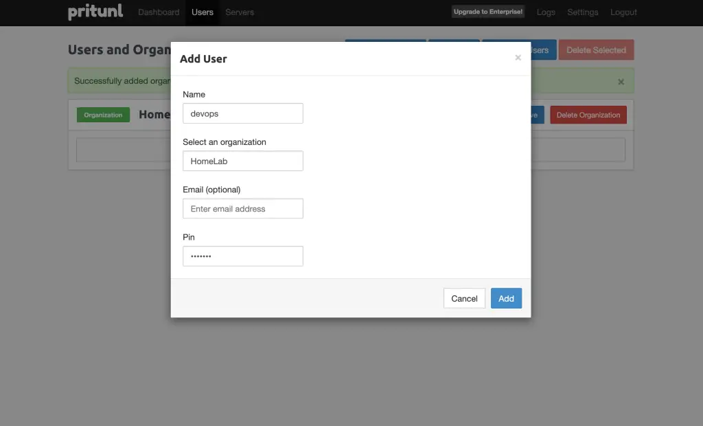 Setup Pritunl VPN Server on CentOS Oracle Linux 9 10