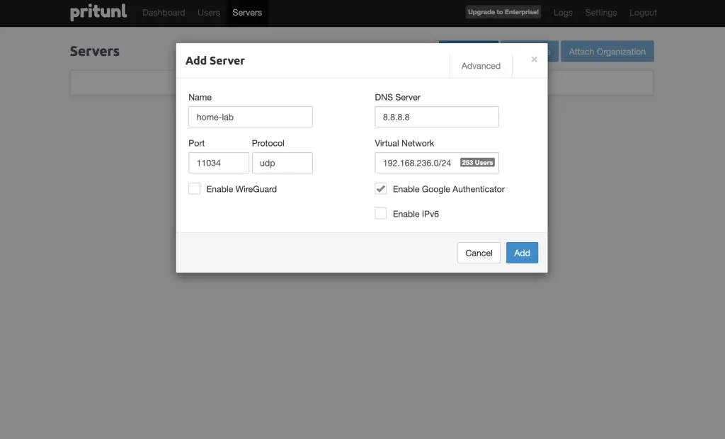 Setup Pritunl VPN Server on CentOS Oracle Linux 9 11