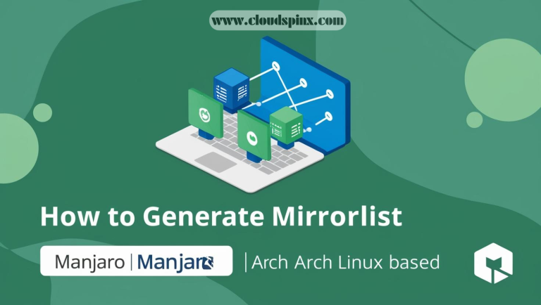Generate Mirrorlist on Manjaro Arch Linux based