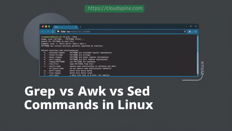 Grep vs Awk vs Sed Commands in Linux