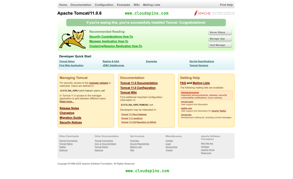How To Install Apache Tomcat 11 on RHEL 9|CentOS Stream 9 2 How To Install Apache Tomcat 11 on RHELCentOS Stream 9 02 scaled 1